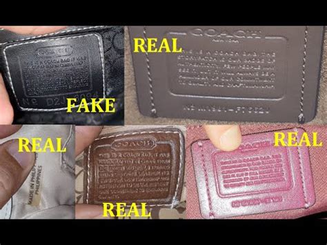 serial number coach bag fake vs real vs fake|how to authenticate coach bag.